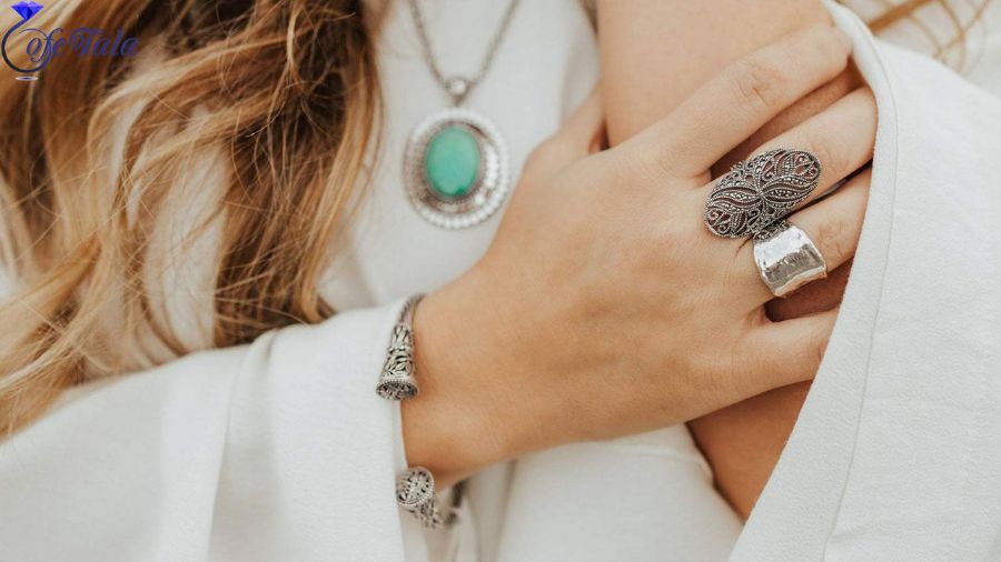 انگشتر نقره زنانه
