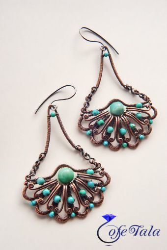 گوشواره فیروزه 8008