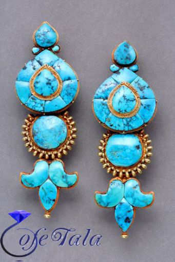 گوشواره فیروزه 8096