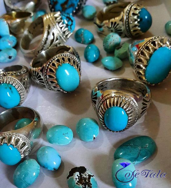 انگشتر نقره فیروزه