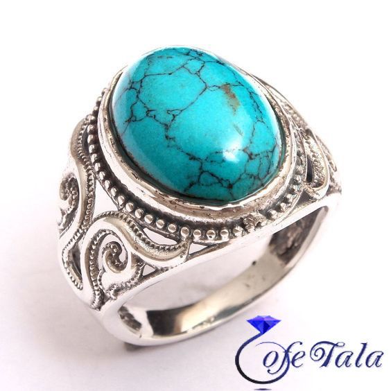 انگشتر نقره فیروزه