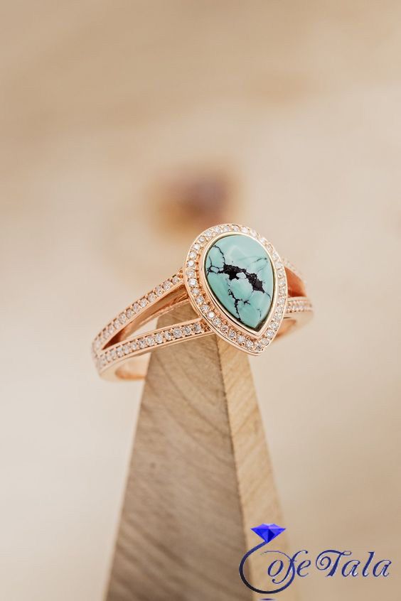 انگشتر نقره فیروزه