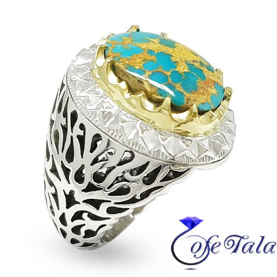 انگشتر نقره فیروزه