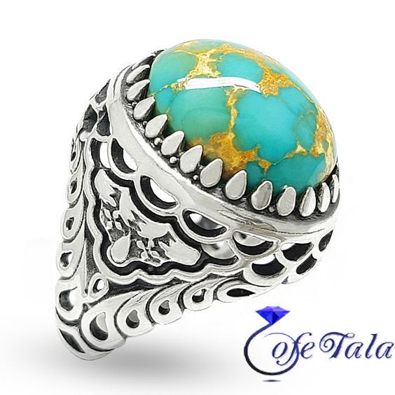 انگشتر نقره فیروزه