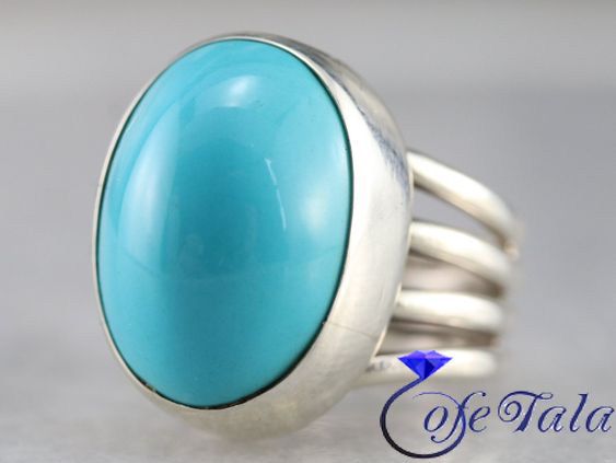 انگشتر نقره فیروزه