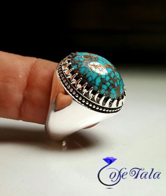 انگشتر نقره فیروزه